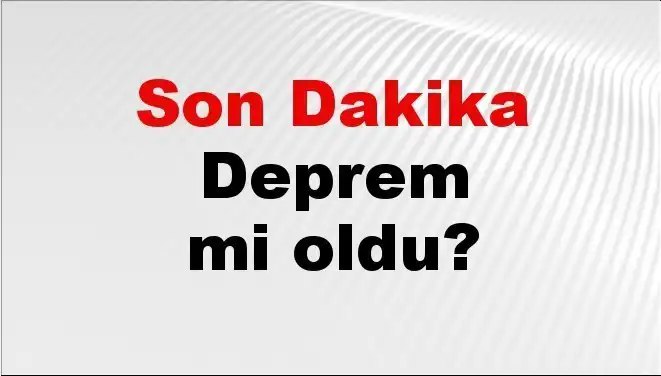 Van'da Son Dakika Deprem Sarsıntısı: Ayrıntılar ve Soru İşaretleri