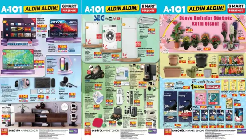 A101 6 Mart Aktüel Ürünler Kataloğu: Yeni İndirimlerle Alışveriş Keyfi