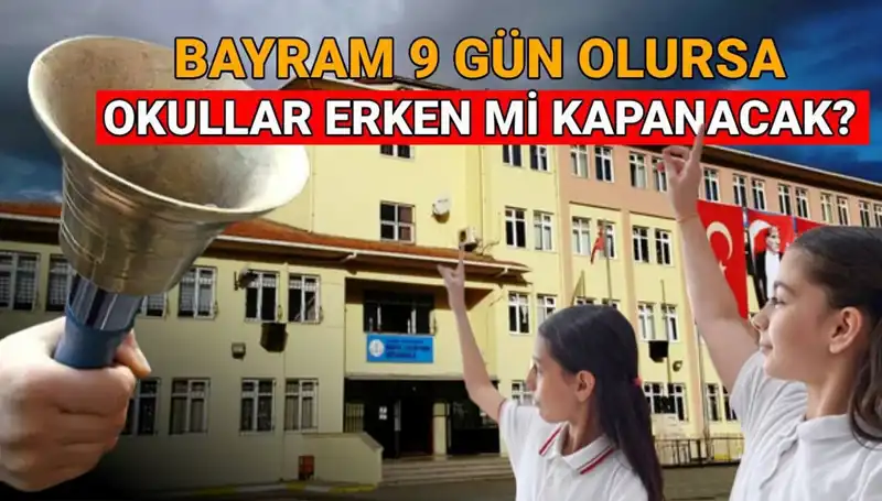 2025 Okul Kapanış Tarihleri: Bayram Tatili ve Yaz Tatili Takvimi