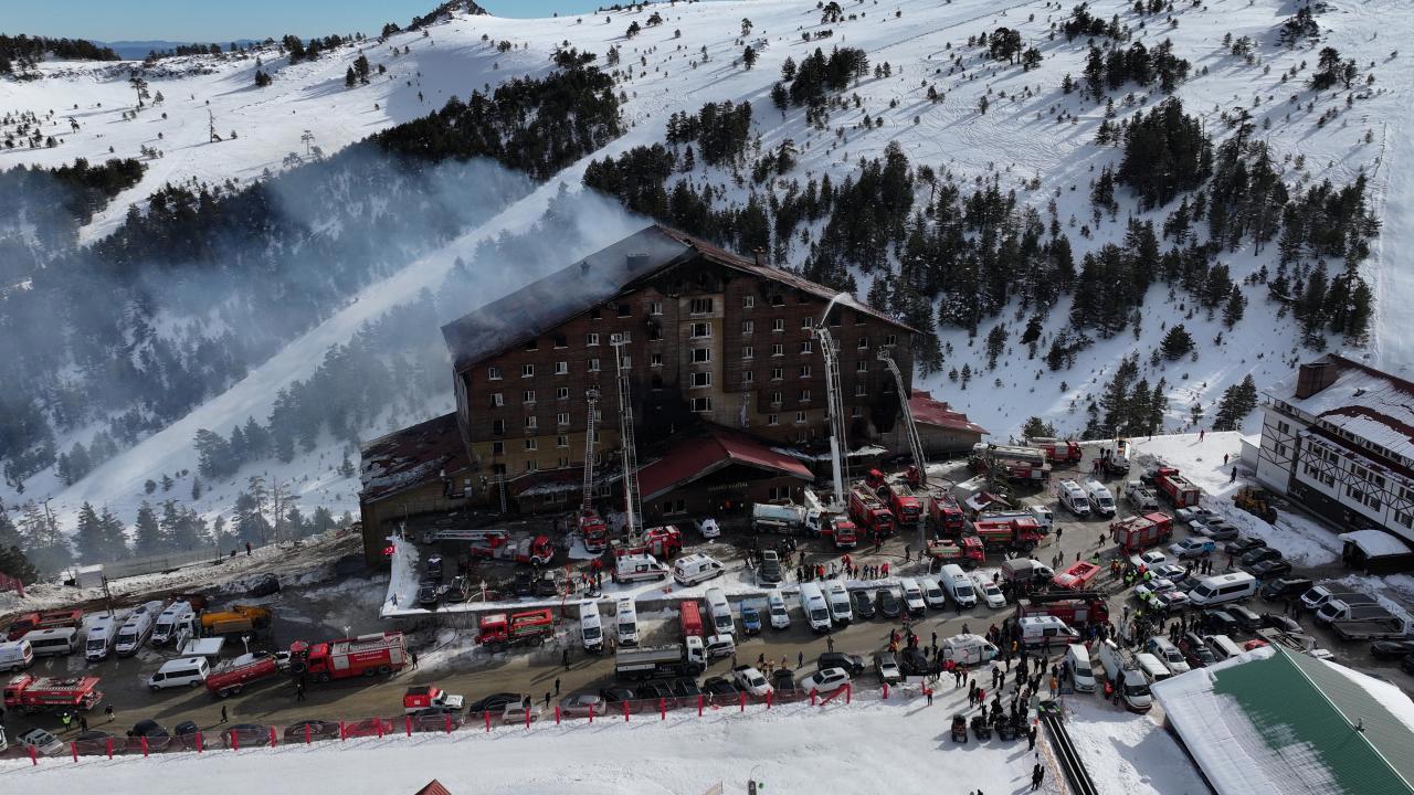 Kartalkaya'da Otel Yangınına İlişkin 6 Zanlı Daha Tutuklandı