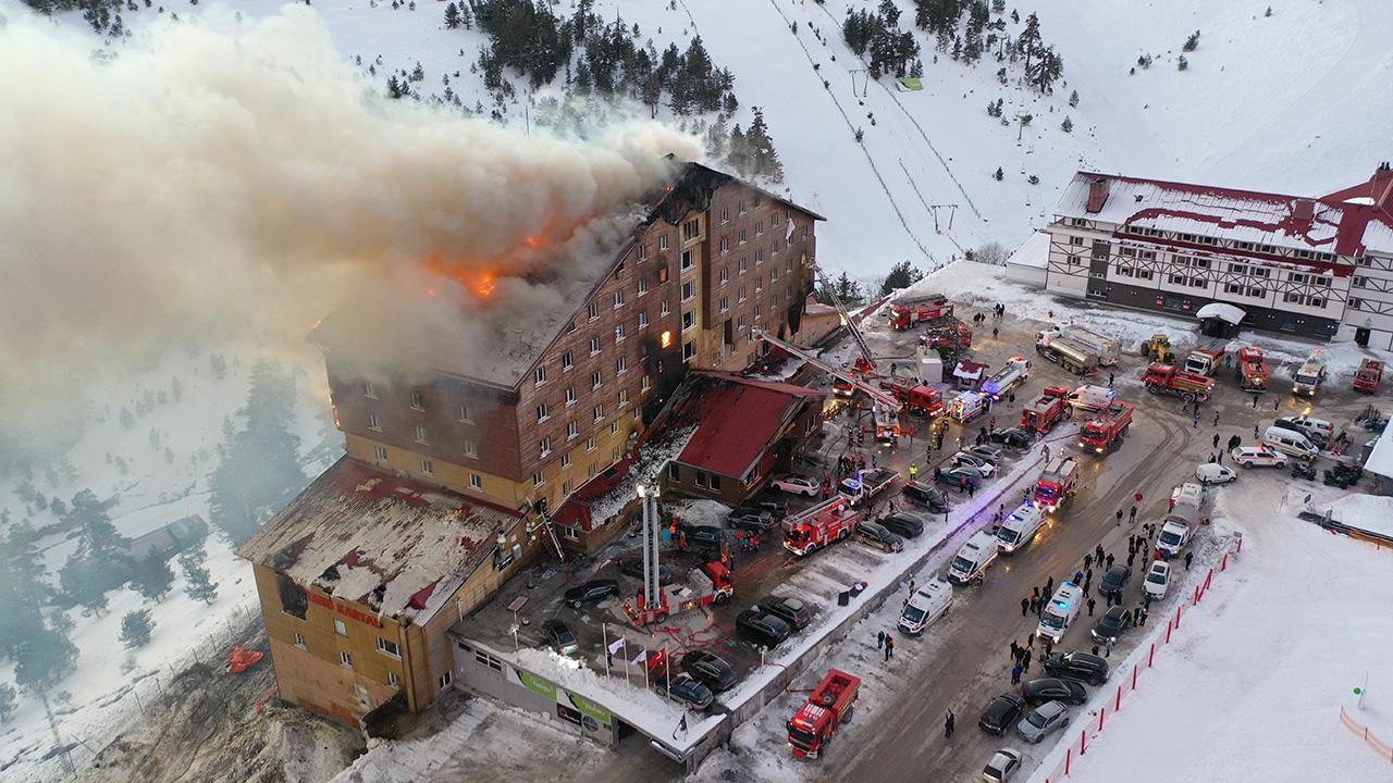 Bolu'da Otel Yangınında Can kaybı 66'ya Yükseldi