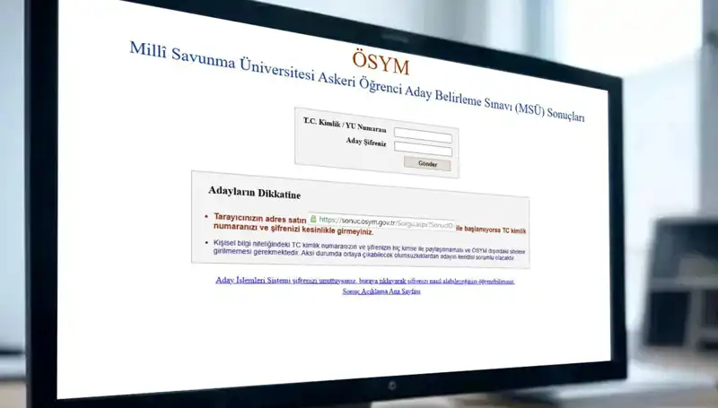 2025 MSÜ Sınav Sonuçları Açıklandı mı? ÖSYM AİS'de Sorgulama Nasıl Yapılır?