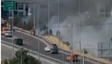 Anadolu Otoyolu’nda Korkunç Yangın: Sigara İzmariti Neden Oldu