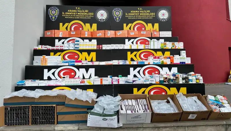 Adana'da Yasa Dışı İlaç Operasyonu: Çok Sayıda Gözaltı ve Şaşırtıcı Bulgular