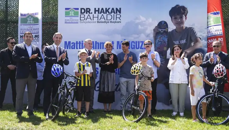 Bahçelievler'de Mattia Ahmet Minguzzi Skate Parkı Gençlere Merhaba Dedi